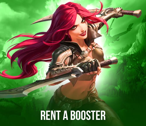 LEAGUE OF LEGENDS RENT A BOOSTER